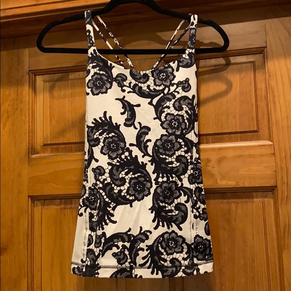 Lululemon double cross back bra top